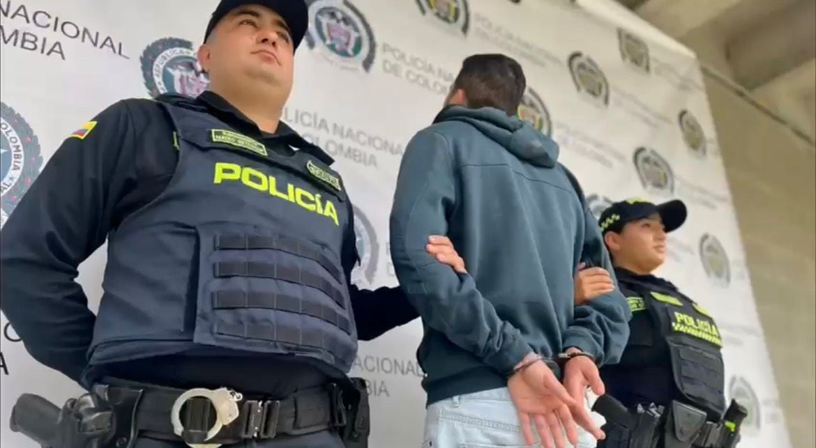 Israelí capturado en Medellín por presunta explotación sexual de menores. Foto: Policía Meval.