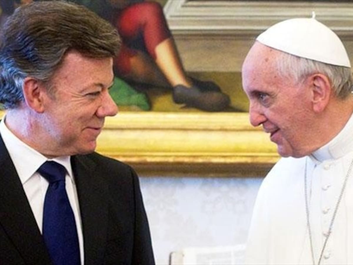 Carta del Papa es gran estímulo para seguir trabajando por la paz: Santos