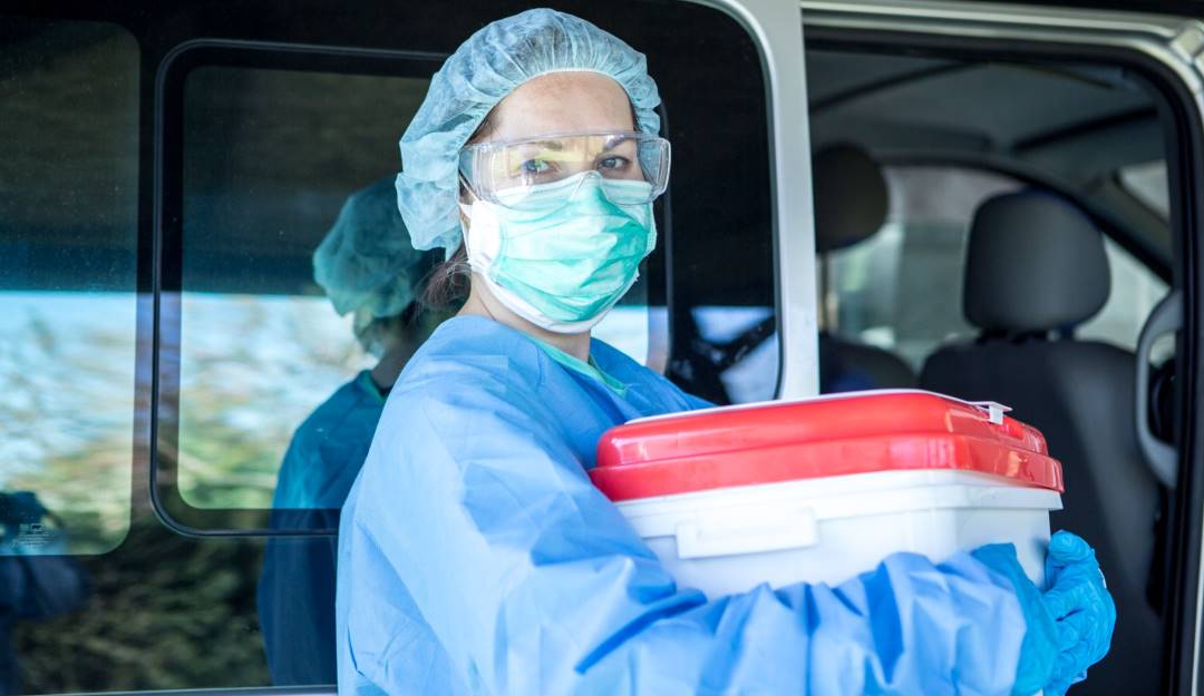 Traslado de órganos para trasplante.               Foto: Getty 