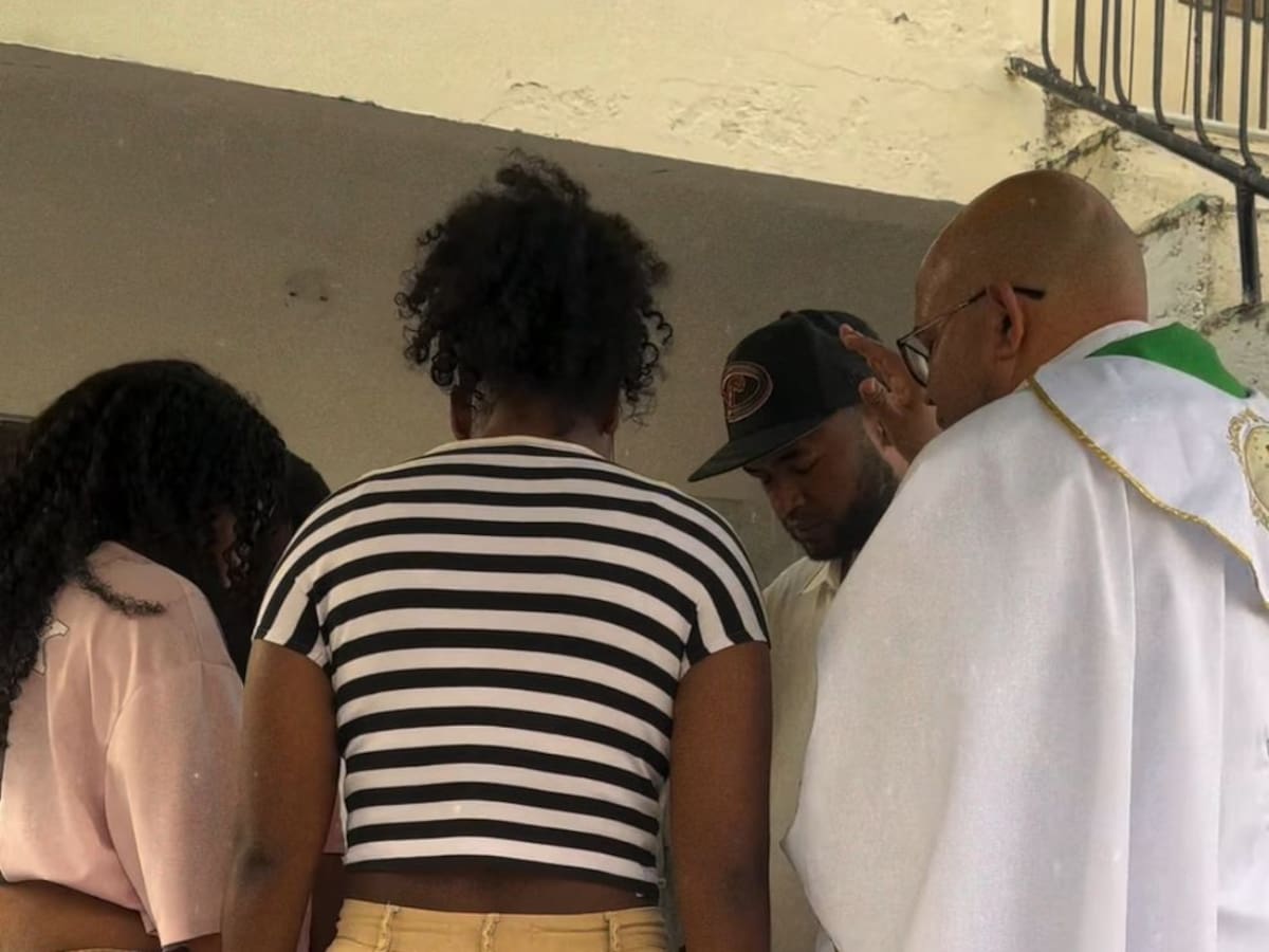 Se realizó misa de acción de gracias por el regreso de DJ Dever y su equipo en el barrio Torices