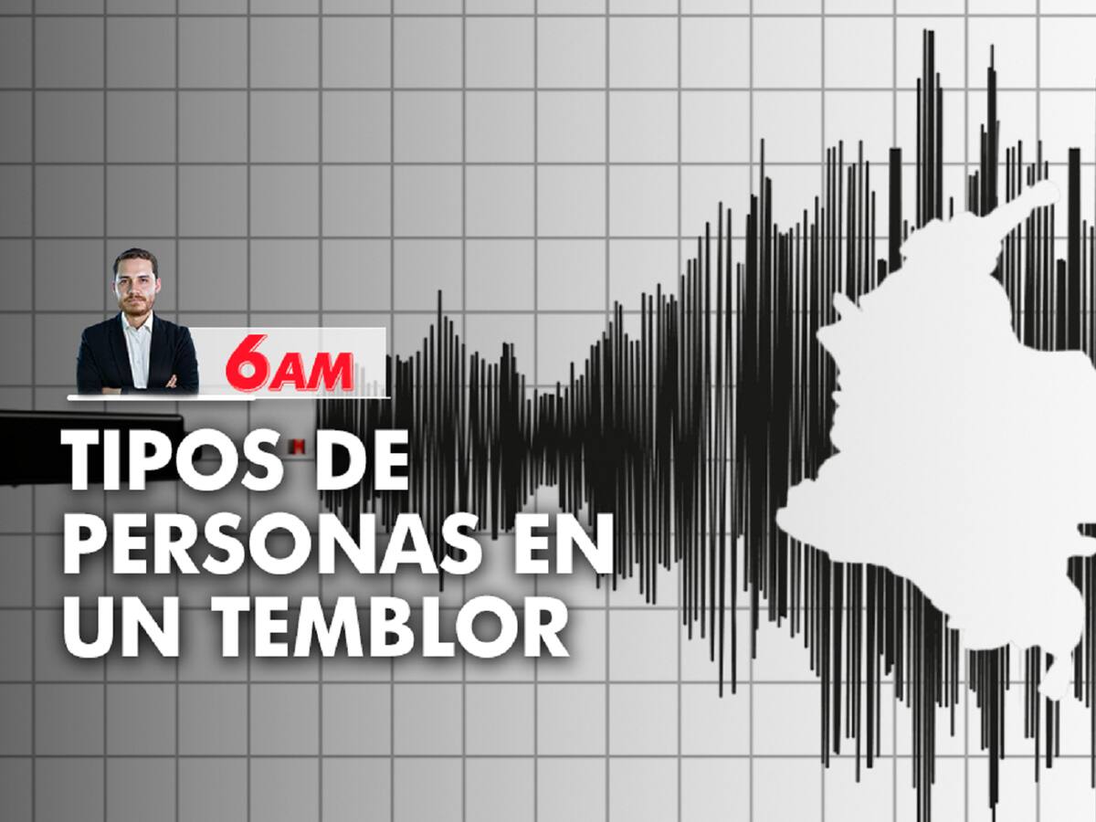 Tipos de personas en un temblor