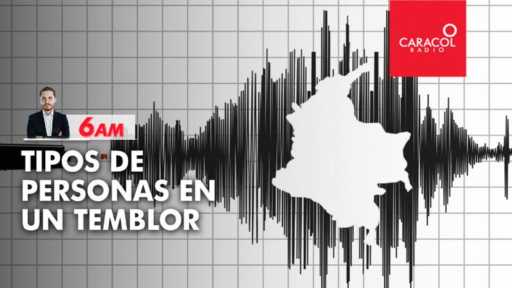 Tipos de personas en un temblor