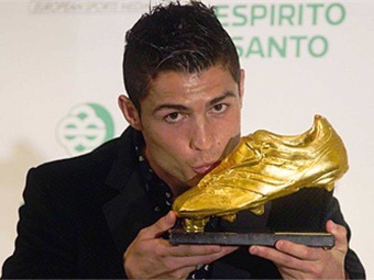 Cristiano gana su segunda Bota de Oro: 'Comparto mi alegría con todos'