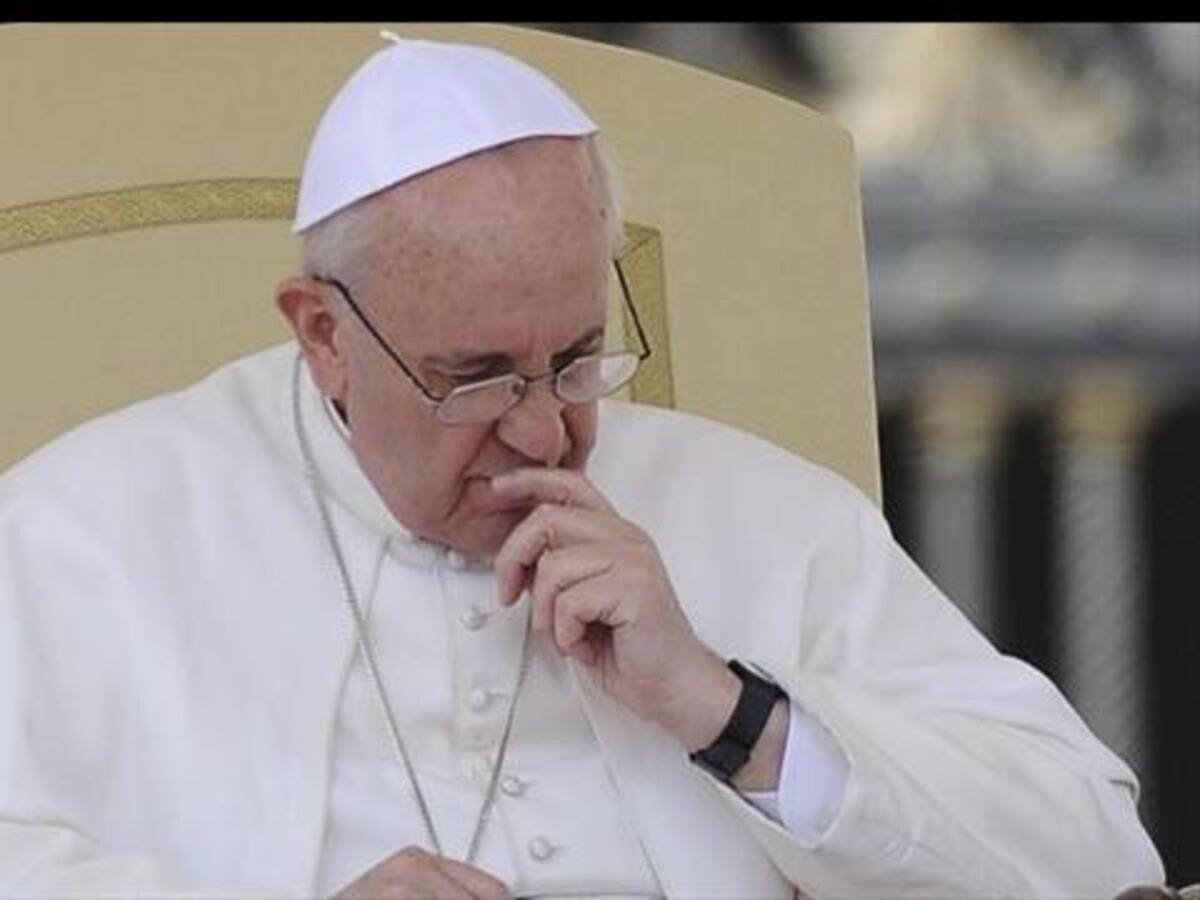El papa Francisco cree que el sistema económico mundial "ya no se aguanta"