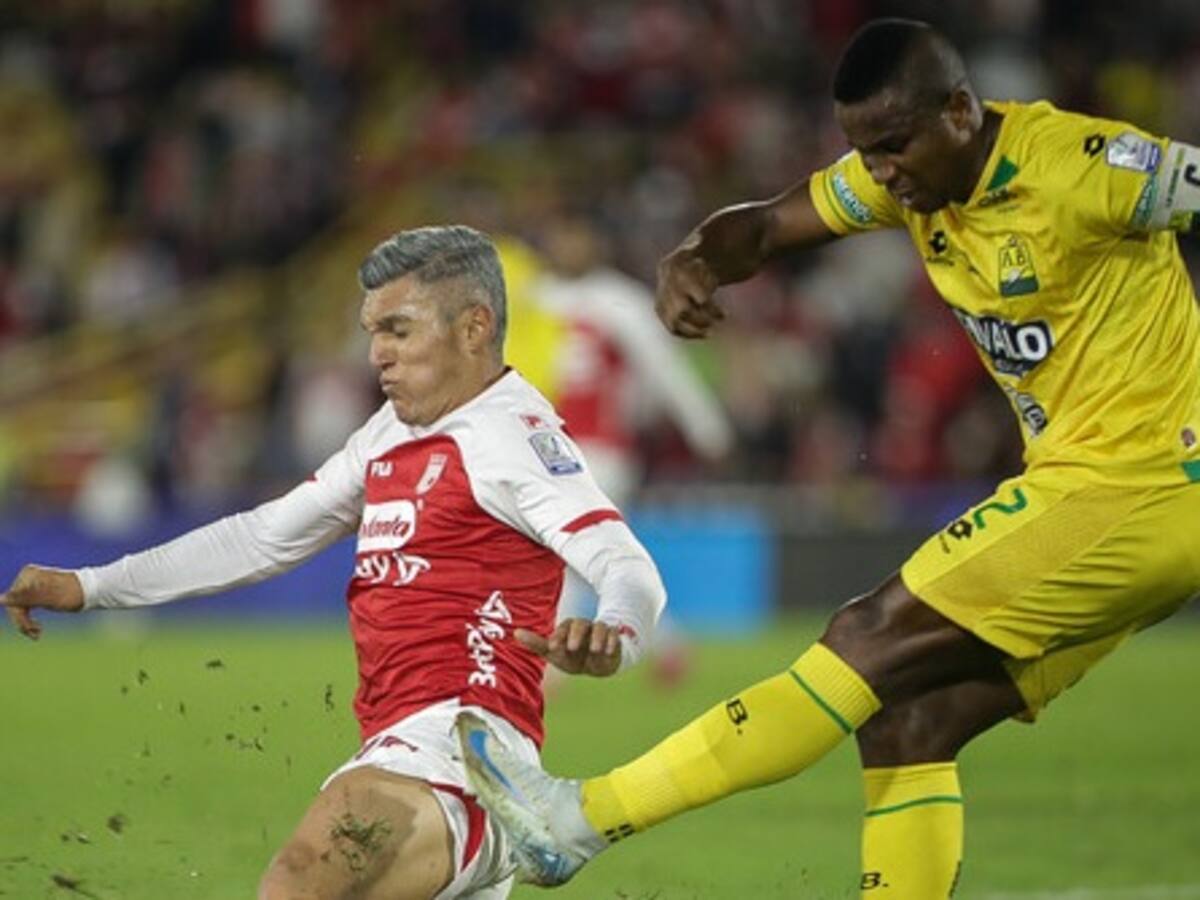 Santa Fe y Bucaramanga se pusieron al día en el calendario con un empate en Bogotá