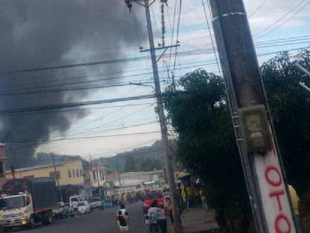 Dos personas afectadas deja incendio en Ibagué
