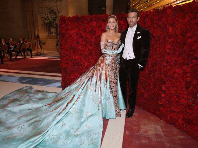 Blake Lively y Ryan Reynolds en la Met Gala 2022