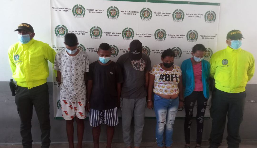 Capturados por instrumentalizar a menores