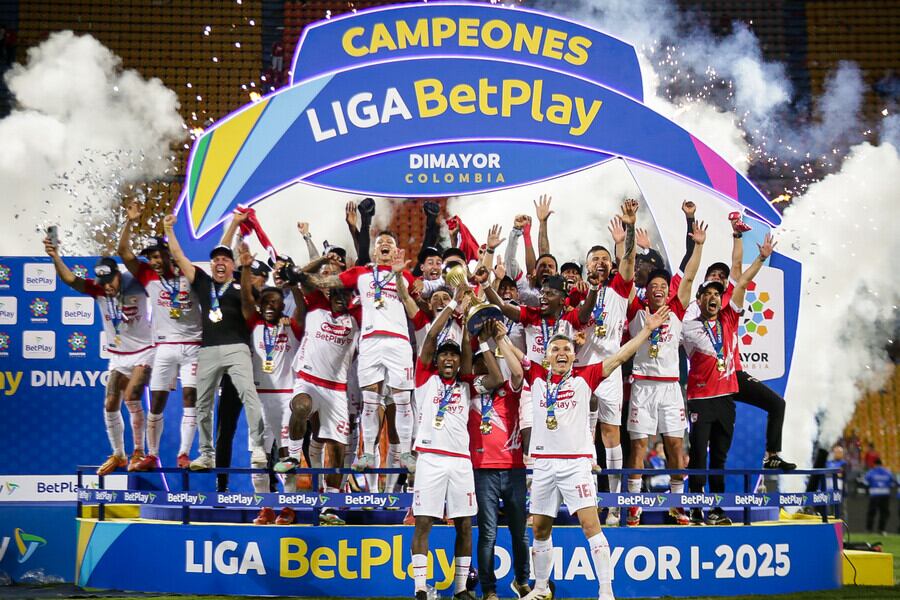 Independiente Santa Fe campeón de Liga Colombia 20225-1 / Oficial de Colprensa.