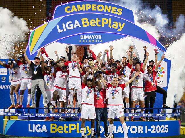 Independiente Santa Fe campeón de Liga Colombia 20225-1 / Oficial de Colprensa.