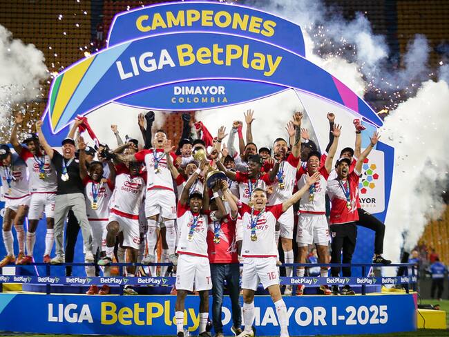 Independiente Santa Fe campeón de Liga Colombia 20225-1 / Oficial de Colprensa.