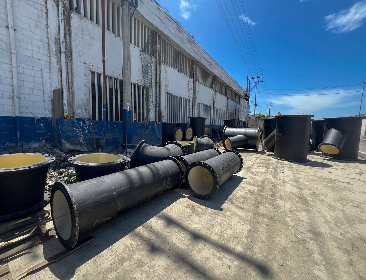 Santa Marta recibe manifold definitivo en la EBAR Norte/ Alcaldía de Santa Marta.