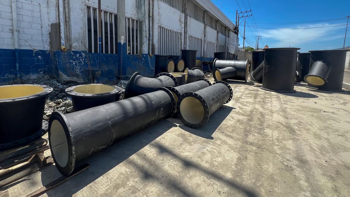 Santa Marta recibe manifold definitivo en la EBAR Norte