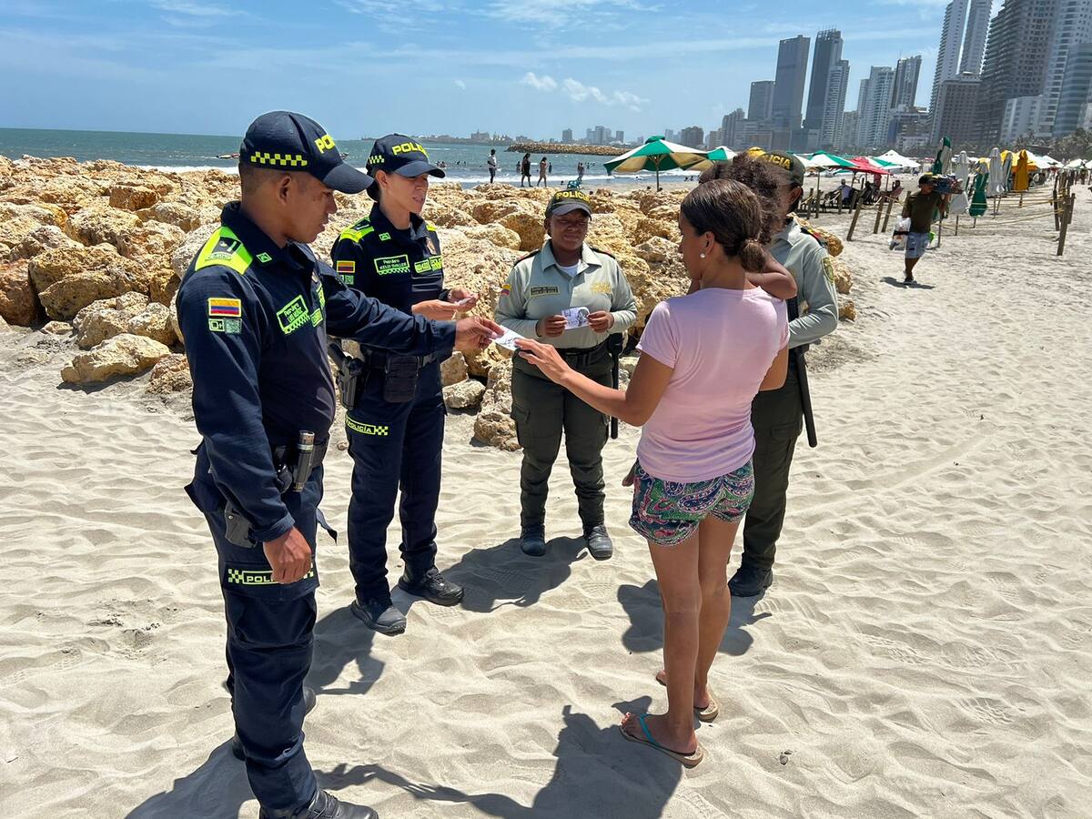 Policía realizó actividades de prevención contra la trata de personas en Cartagena