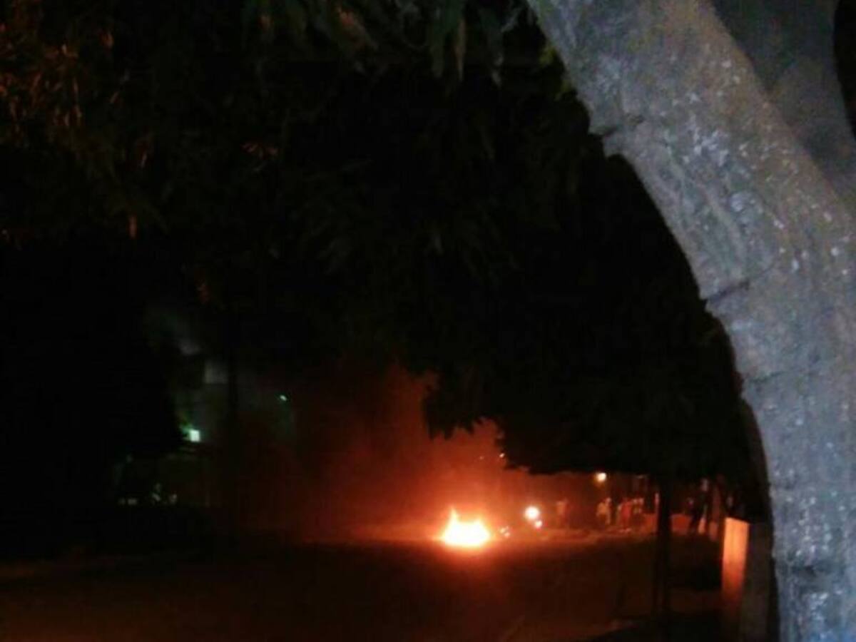 Protestas terminan en problemas de orden público