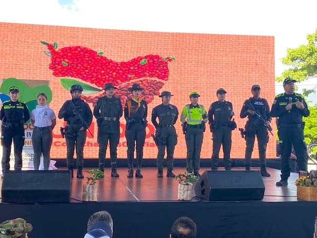 Seguridad cosecha cafetera- foto gobernación de Antioquia