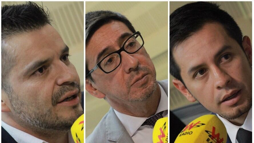 Familiares de los periodistas ecuatorianos asesinados hace más de un mes están en Colombia para pedirle al Estado la repatriación de los cuerpos.. Foto: W Radio