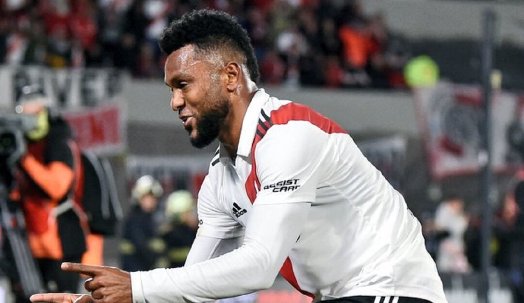Miguel Ángel Borja ha marcado tres goles con River Plate.