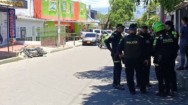 Ataque sicarial en el barrio La Victoria. / Foto: Noticias de Impacto.