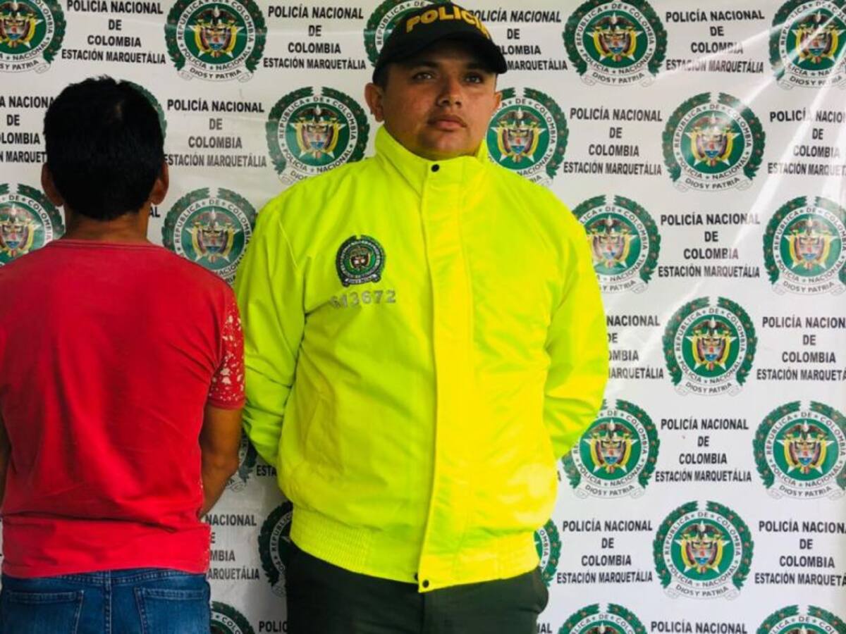 Capturado en Marquetalia presunto homicida de un hombre de 52 años de edad
