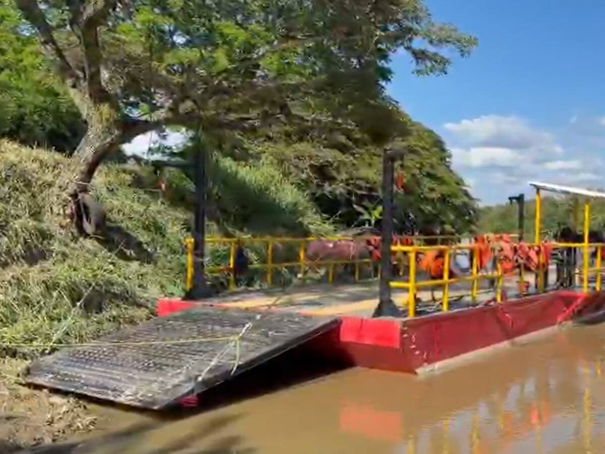 Barcaza “Caramanta” superó pruebas técnicas para la conexión de tres municipios a través del Cauca