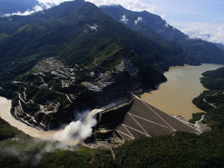 Vista general del Proyecto Hidroeléctrico Hidroituango (Getty Images)