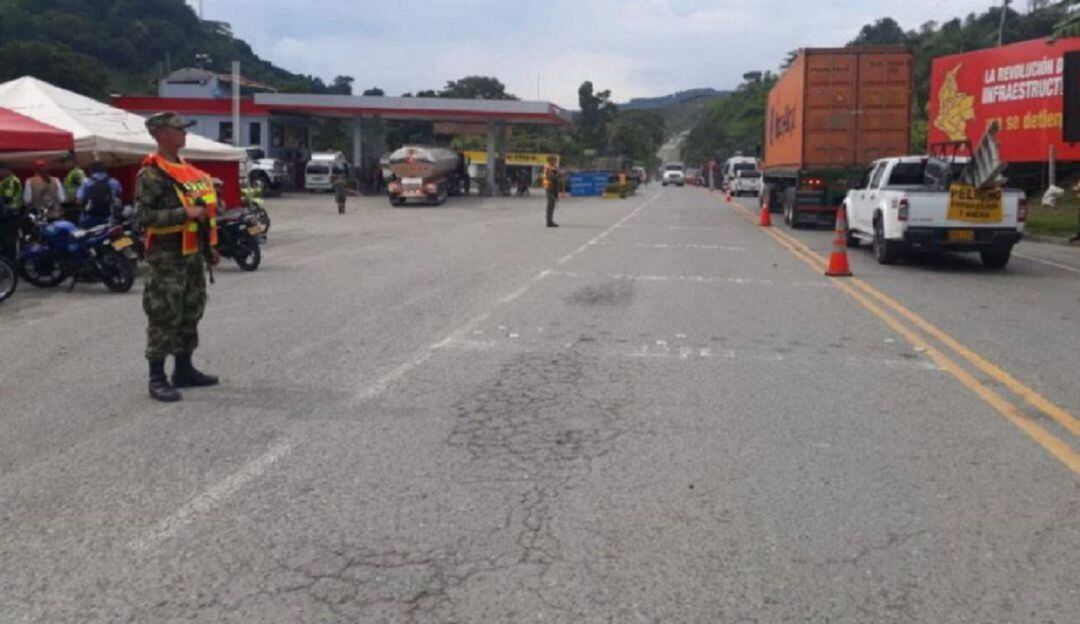 Vía Manizales - Medellín