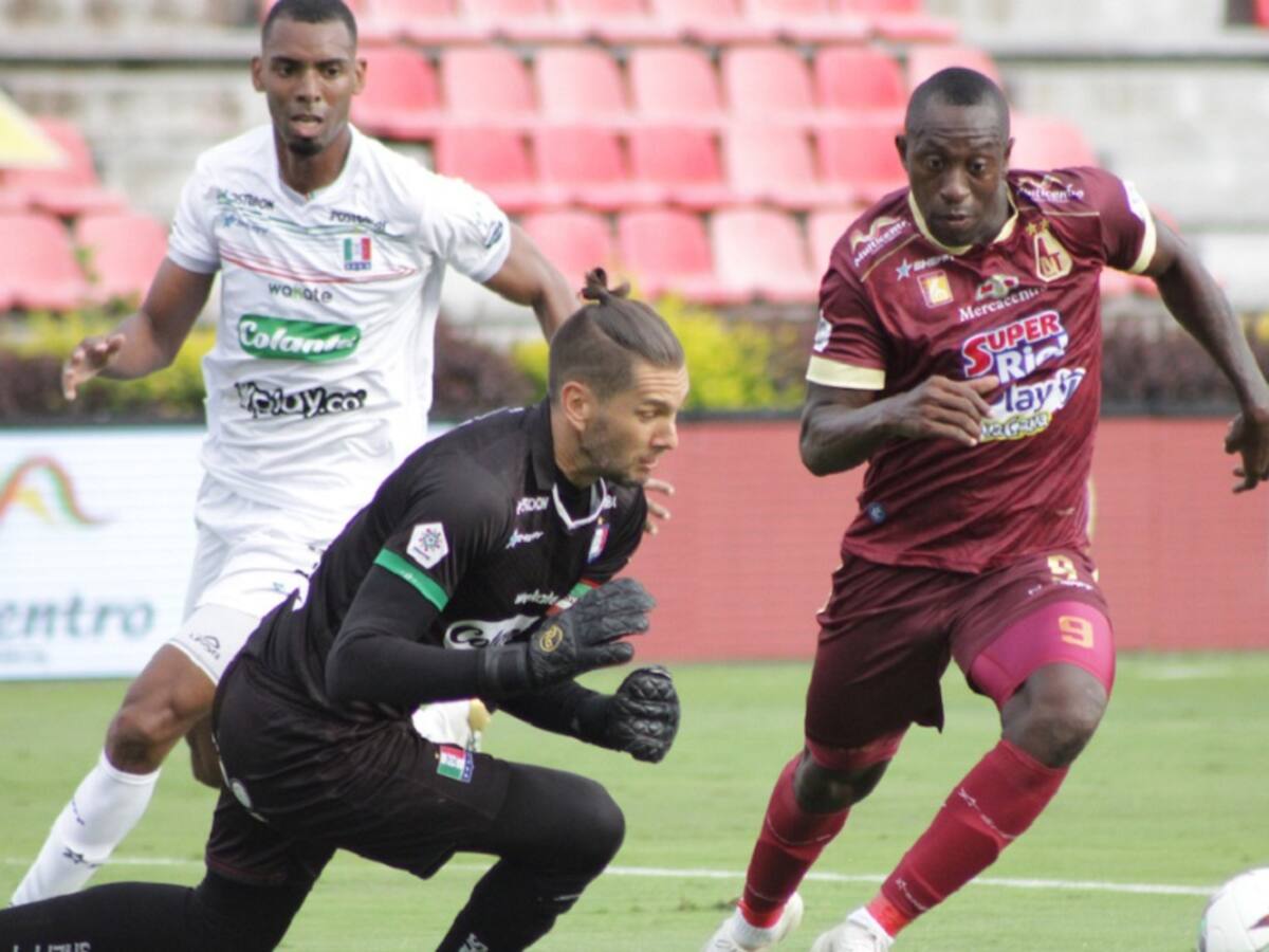 Once Caldas le amargó el debut al Tolima y se trajo un punto de Ibagué