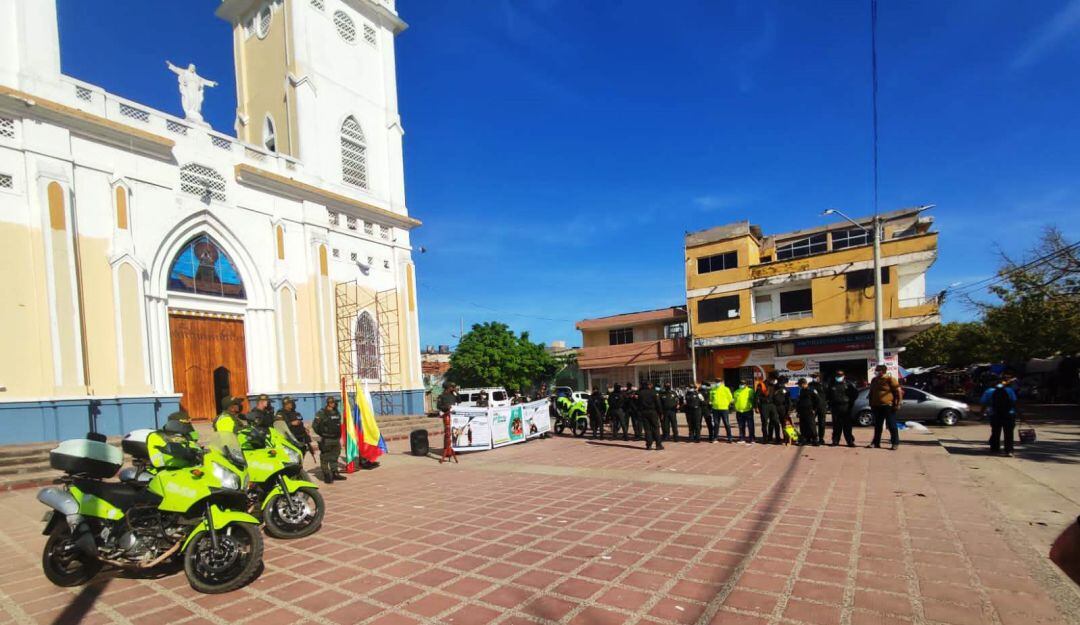 Policía lanzó plan de seguridad para las fiestas de Navidad en Magangué