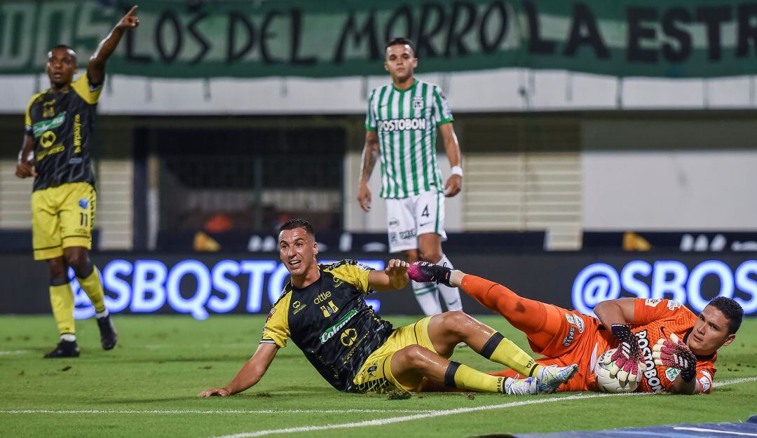 Alianza Petrolera y Atletico Nacional en partido por la fecha 8 como parte de la Liga BetPlay