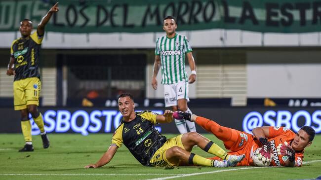 Alianza Petrolera y Atletico Nacional en partido por la fecha 8 como parte de la Liga BetPlay