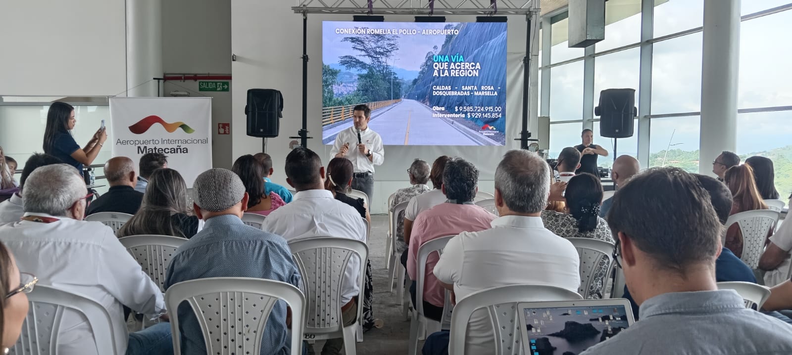 Rendición de cuentas del gerente del Aeromatecaña, Francisco Valencia - Caracol Radio Pereira.