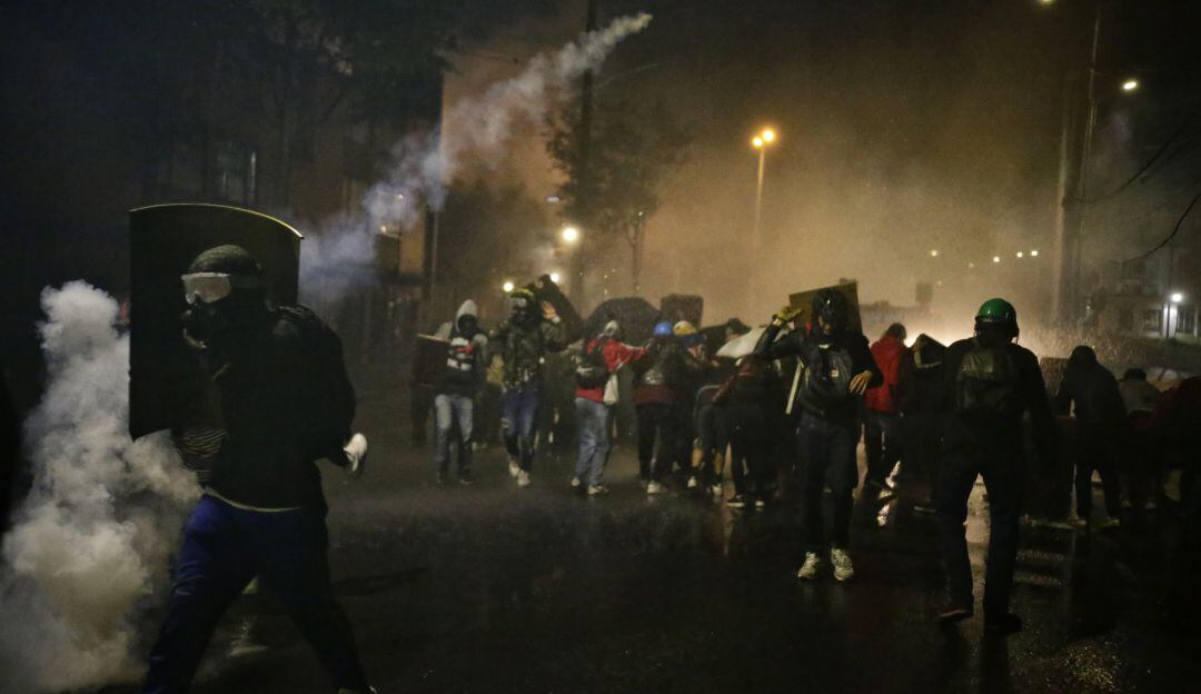 Protestas en Bogotá