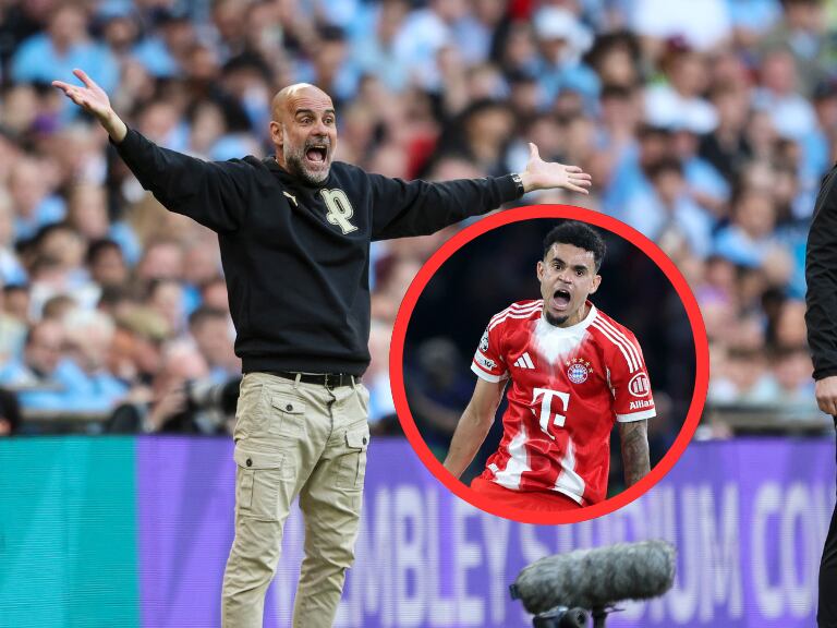 “Jugadores de mierda”: ¿Palo de Guardiola a Luis Díaz? Sorpresiva declaración de Pep tras PSG-Bayern / Getty Images