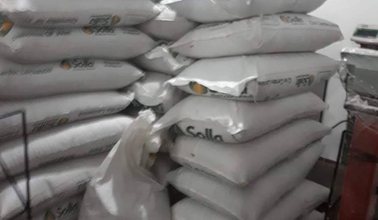 Café incautado en la operación "Los pasilleros"