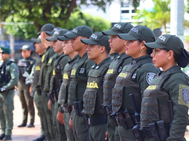 Refuerzan la seguridad en Villa del Rosario con 20 nuevos policías (Foto: Policia Cúcuta)