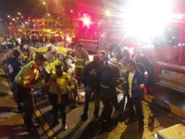 Familiares de taxista herido en accidente de la Calle 26 desmienten acuerdo económico
