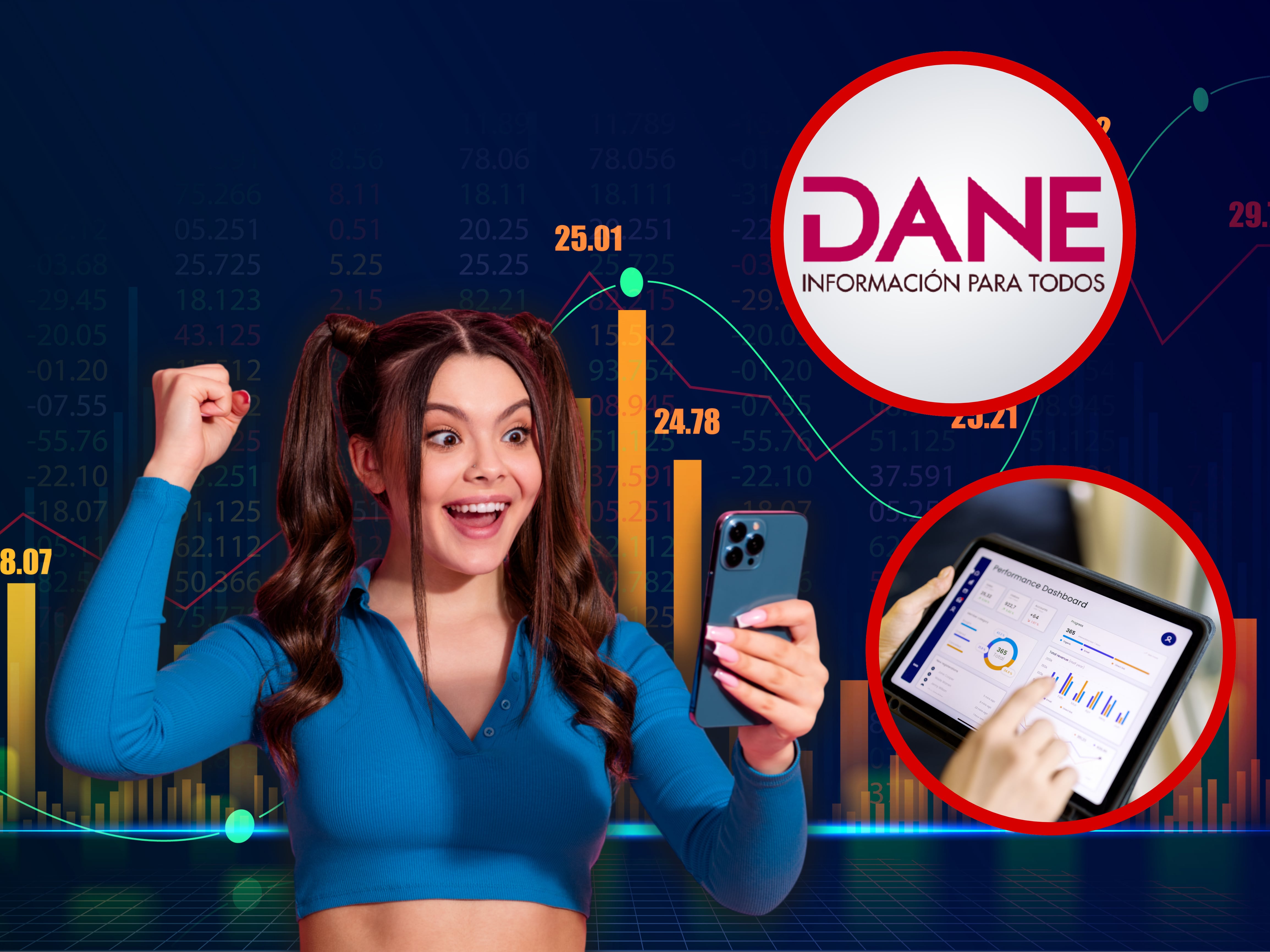 Consulte los cursos que se presentarán en este último ciclo de capacitaciones gratuitas que realiza la DIAN este 2026. Fotos Getty Images y DANE