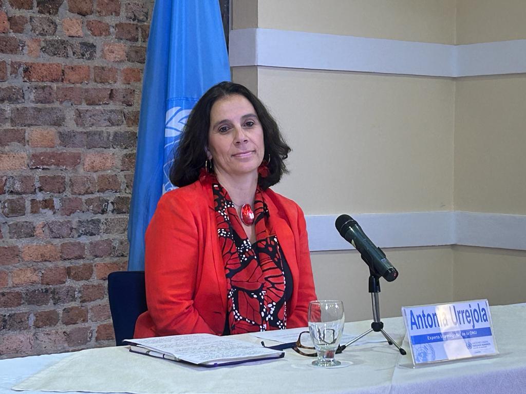 Antonia Urrejola, experta de la ONU.