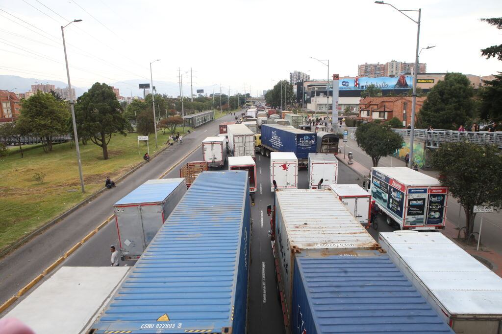 Paro camionero en Colombia. (Photo by Daniel Garzon Herazo/NurPhoto via Getty Images)