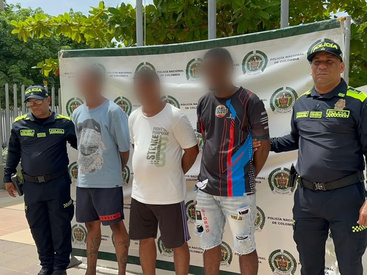 Capturan a tres presuntos fleteros de la banda Los Milindos en el sur de Cartagena