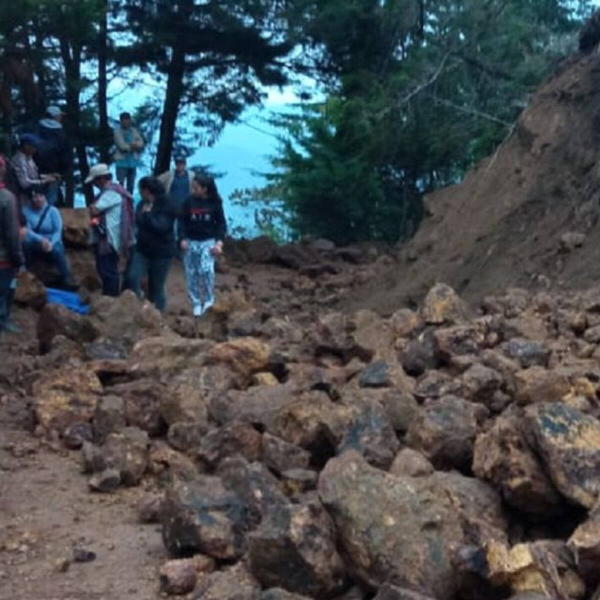 Un adulto mayor falleció luego de que le cayera un derrumbe en La Ceja