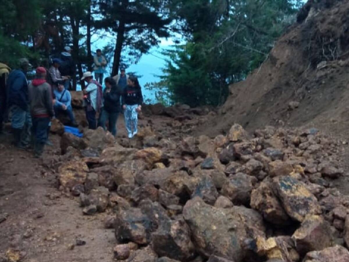 Un adulto mayor falleció luego de que le cayera un derrumbe en La Ceja