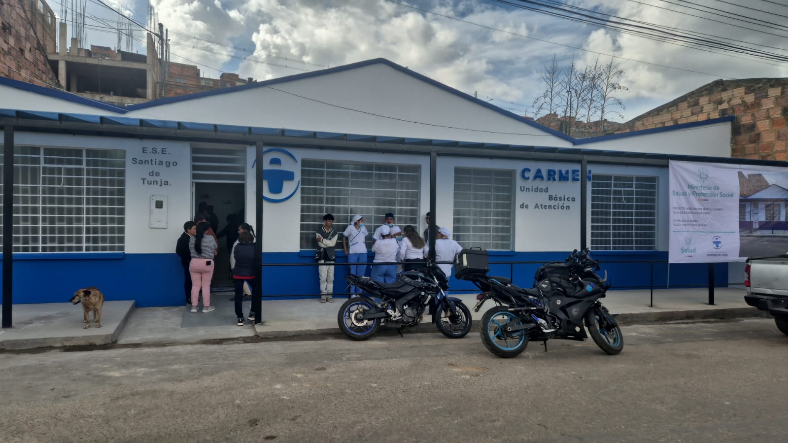 Con una inversión de más de $300 millones y luego de tres años, se reabrieron las puertas de la Unidad de Atención Básica en el barrio El Carmen de Tunja / Foto: E.S.E Santiago de Tunja.