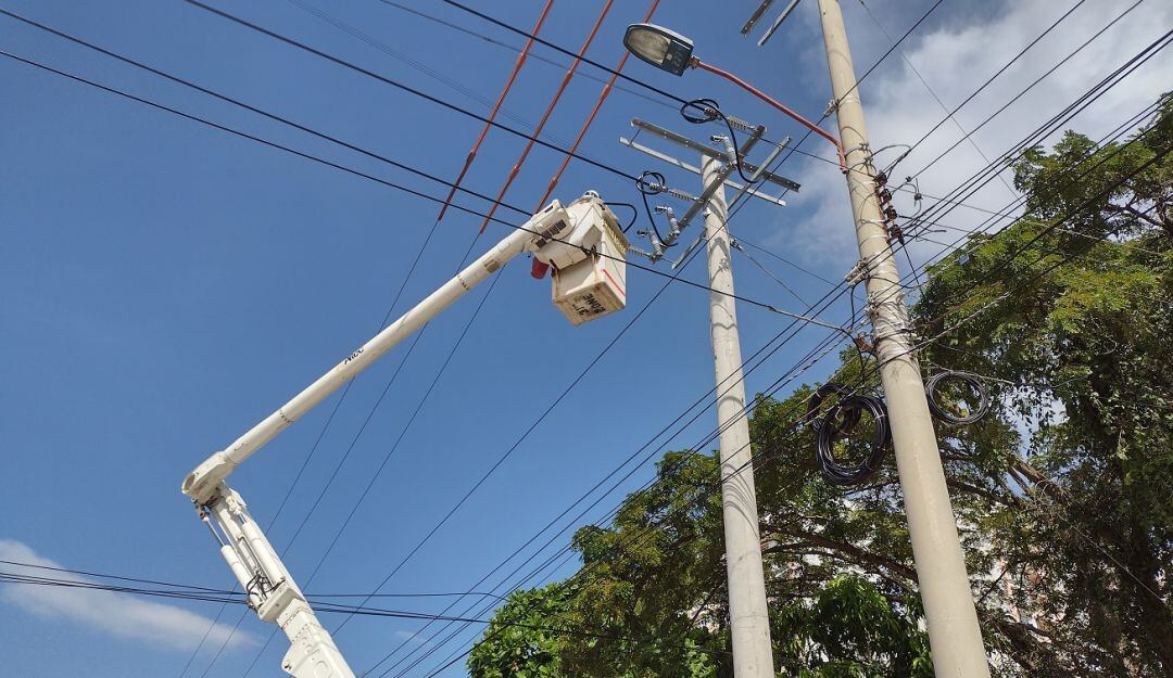 La empresa avanza con las jornadas de mantenimiento para optimizar el servicio eléctrico