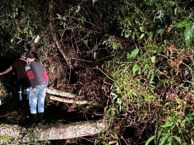 Movimientos en masa en Campamento, norte de Antioquia. Foto: Cortesía