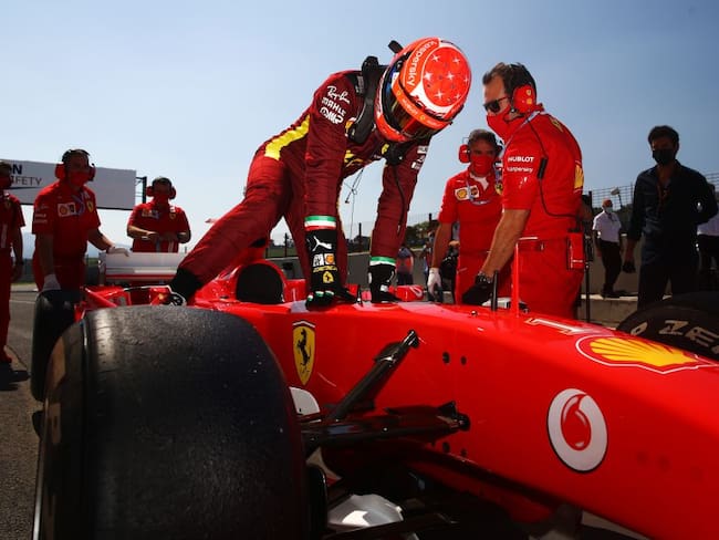 Mick Schumacher pilotó el Ferrari con el que su padre ganó séptimo Mundial