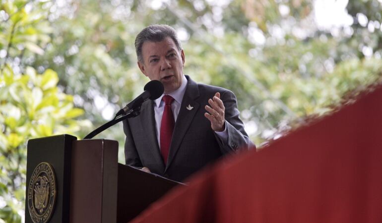 Juan Manuel Santos, presidente de la República de Colombia.