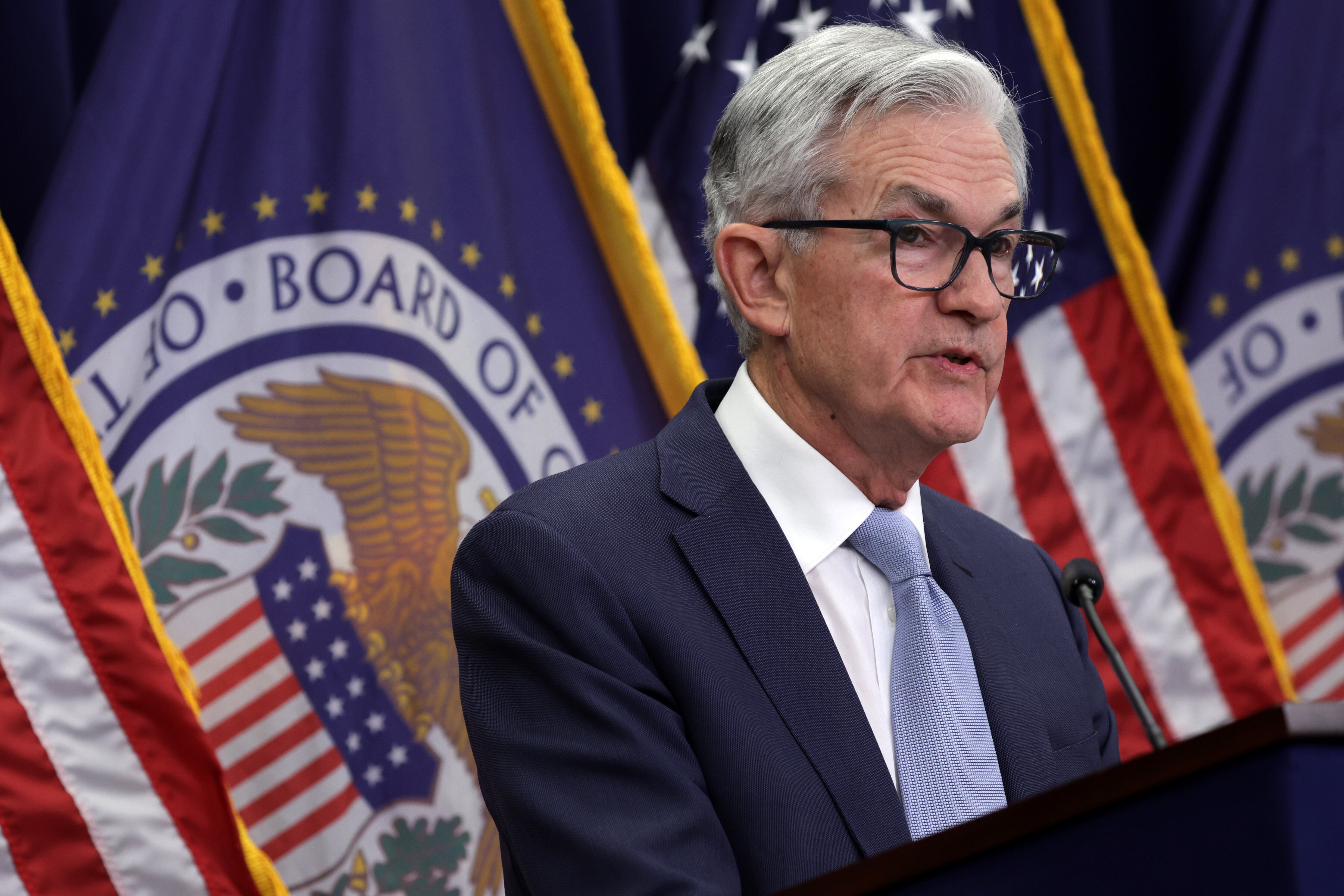 Jerome Powell, el presidente de la Reserva Federal de EE.UU.