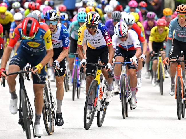 Egan Bernal durante su participación en el Giro de Italia. (Photo by Tim de Waele/Getty Images)